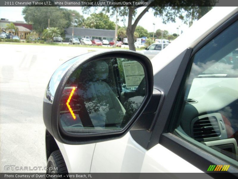 White Diamond Tricoat / Light Titanium/Dark Titanium 2011 Chevrolet Tahoe LTZ