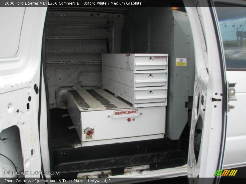 Oxford White / Medium Graphite 2000 Ford E Series Van E350 Commercial