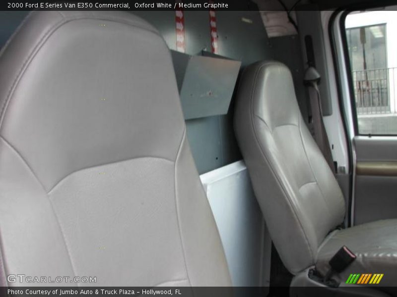Oxford White / Medium Graphite 2000 Ford E Series Van E350 Commercial