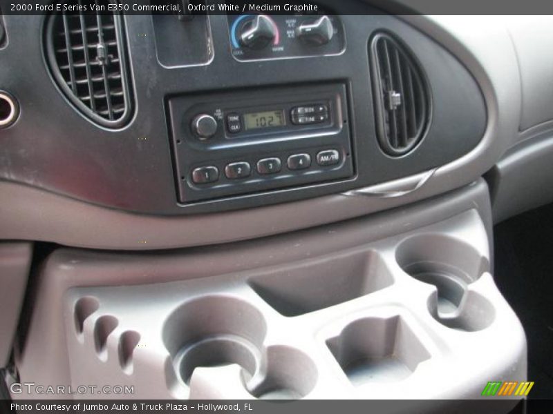 Oxford White / Medium Graphite 2000 Ford E Series Van E350 Commercial