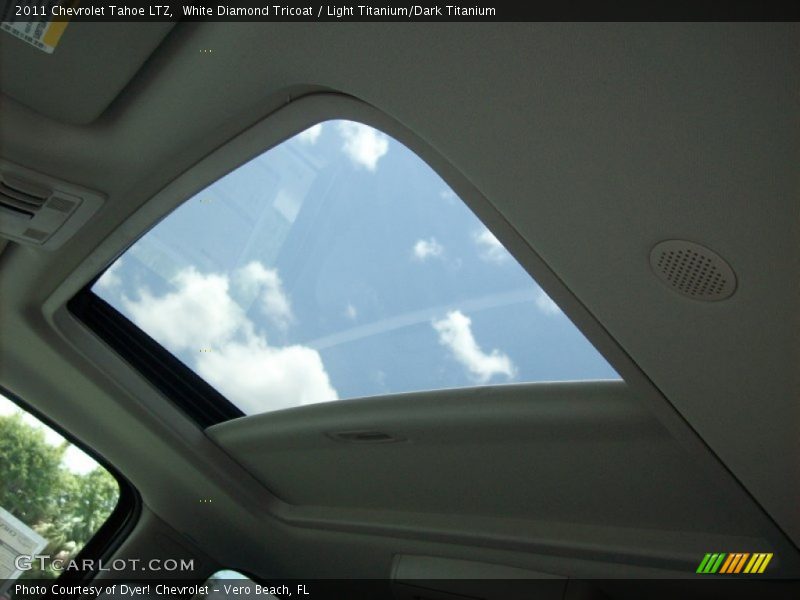 White Diamond Tricoat / Light Titanium/Dark Titanium 2011 Chevrolet Tahoe LTZ