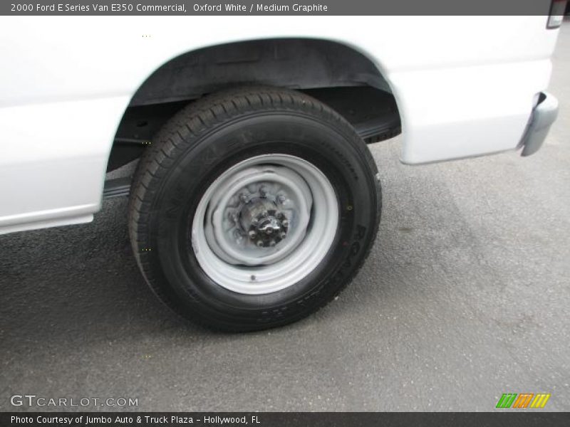 Oxford White / Medium Graphite 2000 Ford E Series Van E350 Commercial