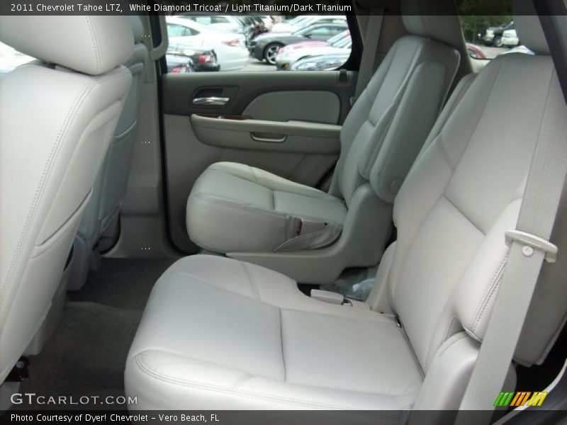 White Diamond Tricoat / Light Titanium/Dark Titanium 2011 Chevrolet Tahoe LTZ