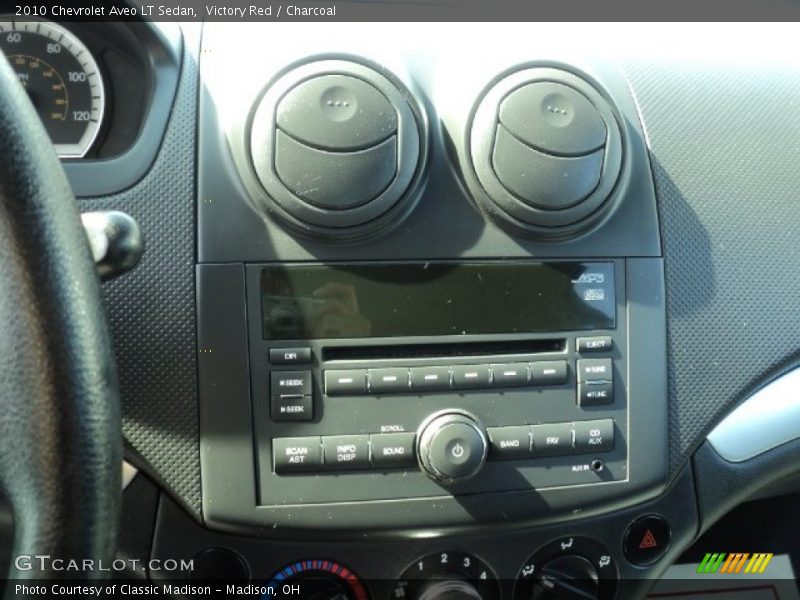 Victory Red / Charcoal 2010 Chevrolet Aveo LT Sedan