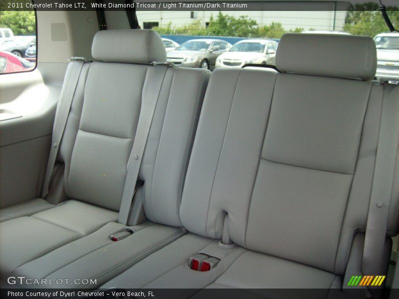 White Diamond Tricoat / Light Titanium/Dark Titanium 2011 Chevrolet Tahoe LTZ