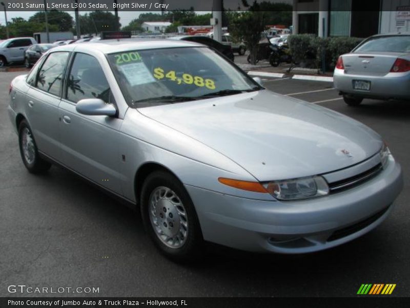 Bright Silver / Gray 2001 Saturn L Series L300 Sedan