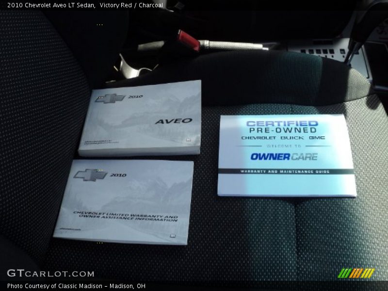 Victory Red / Charcoal 2010 Chevrolet Aveo LT Sedan