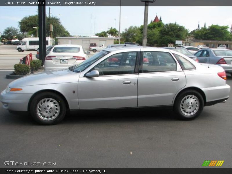 Bright Silver / Gray 2001 Saturn L Series L300 Sedan