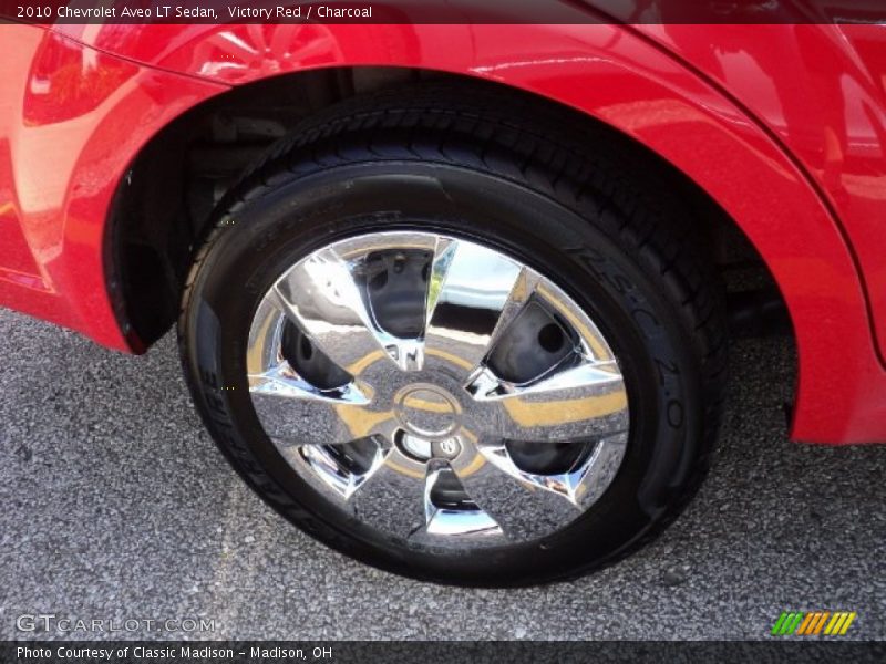 Victory Red / Charcoal 2010 Chevrolet Aveo LT Sedan