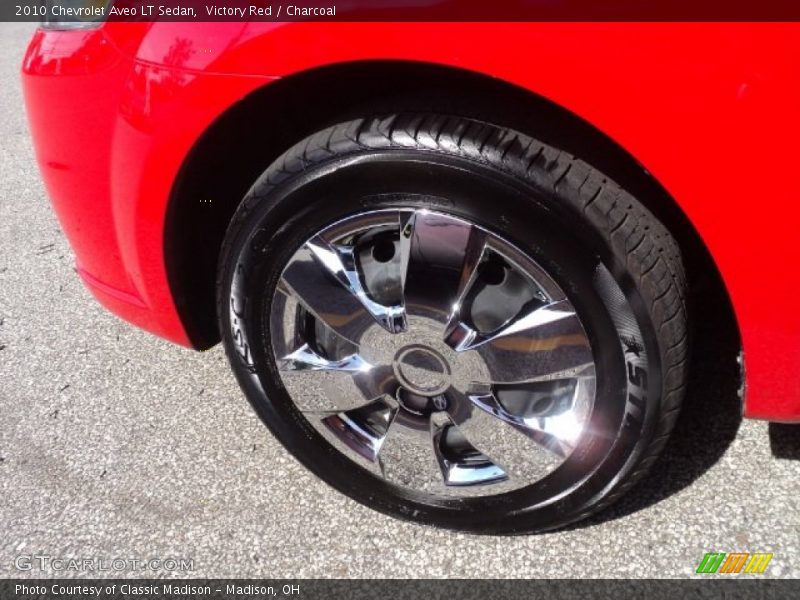 Victory Red / Charcoal 2010 Chevrolet Aveo LT Sedan