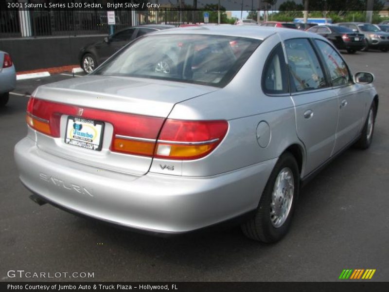 Bright Silver / Gray 2001 Saturn L Series L300 Sedan