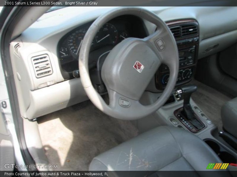 Bright Silver / Gray 2001 Saturn L Series L300 Sedan