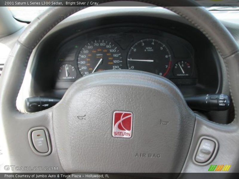 Bright Silver / Gray 2001 Saturn L Series L300 Sedan
