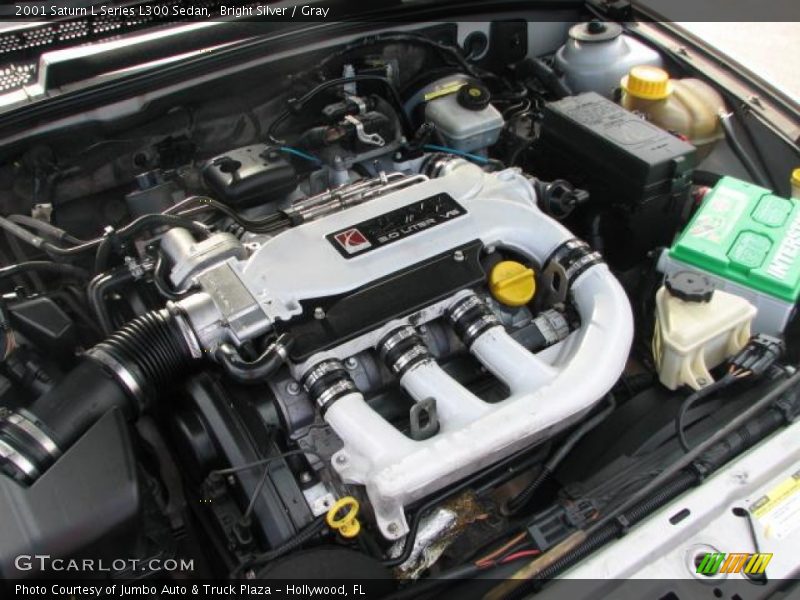 Bright Silver / Gray 2001 Saturn L Series L300 Sedan