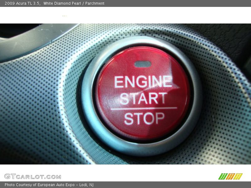 White Diamond Pearl / Parchment 2009 Acura TL 3.5