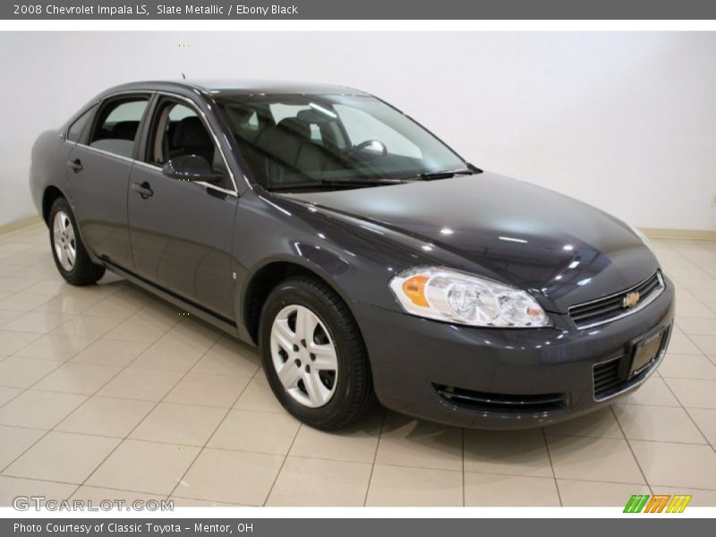 Slate Metallic / Ebony Black 2008 Chevrolet Impala LS