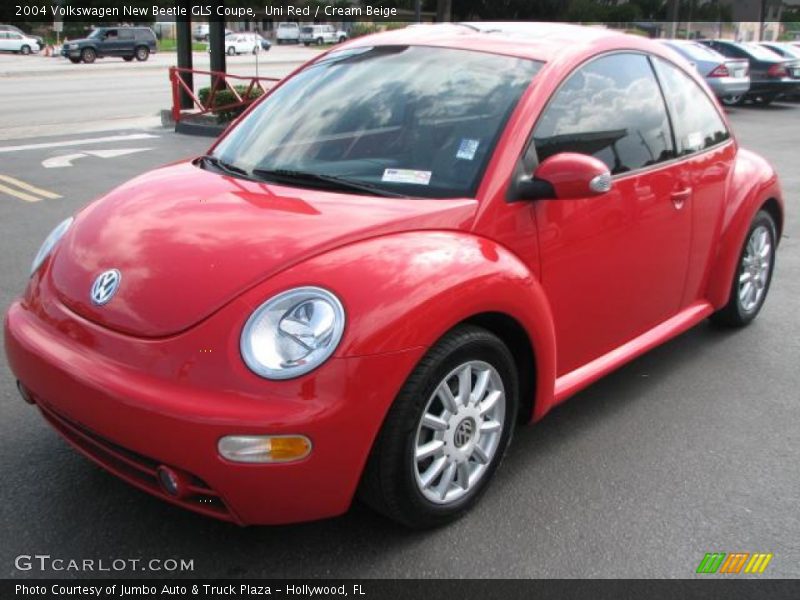 Uni Red / Cream Beige 2004 Volkswagen New Beetle GLS Coupe