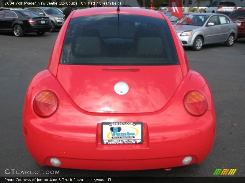 Uni Red / Cream Beige 2004 Volkswagen New Beetle GLS Coupe