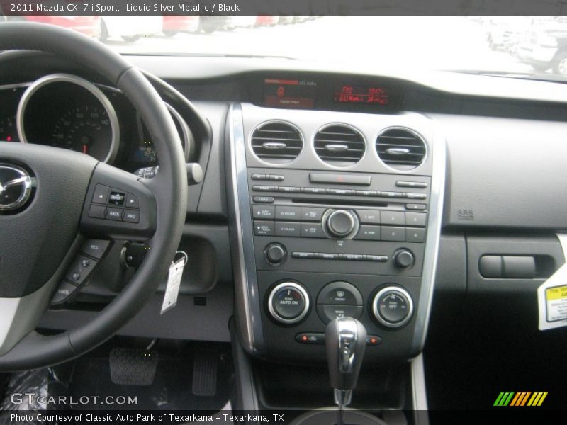 Liquid Silver Metallic / Black 2011 Mazda CX-7 i Sport