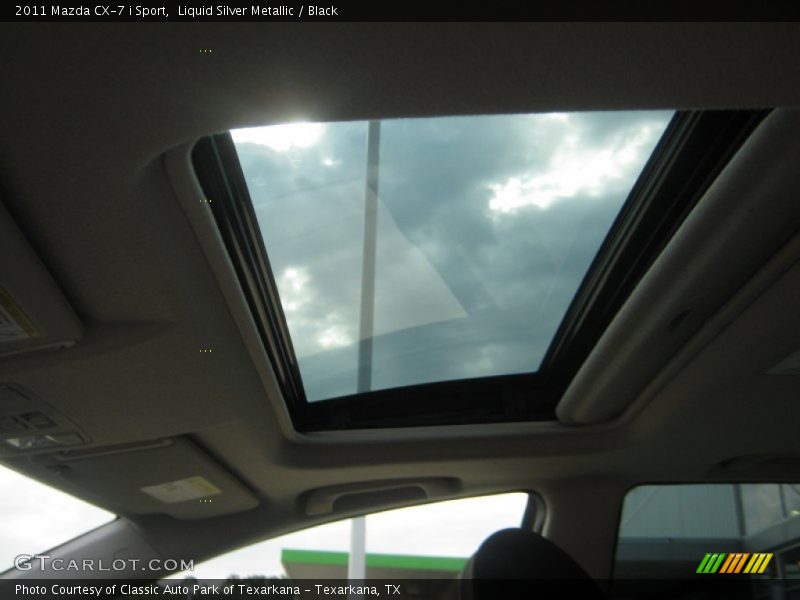 Liquid Silver Metallic / Black 2011 Mazda CX-7 i Sport