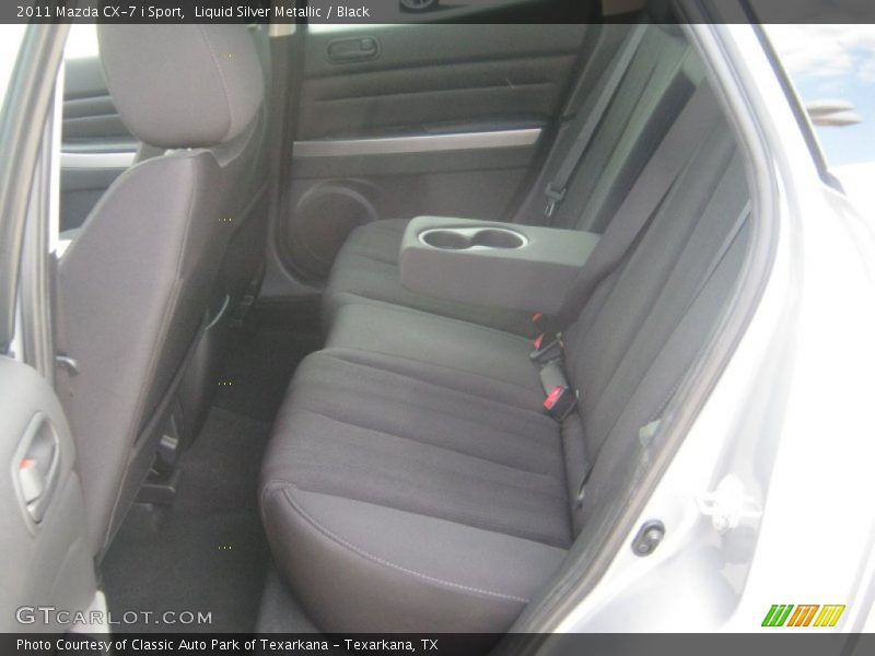 Liquid Silver Metallic / Black 2011 Mazda CX-7 i Sport