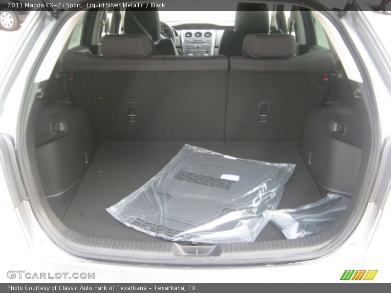Liquid Silver Metallic / Black 2011 Mazda CX-7 i Sport