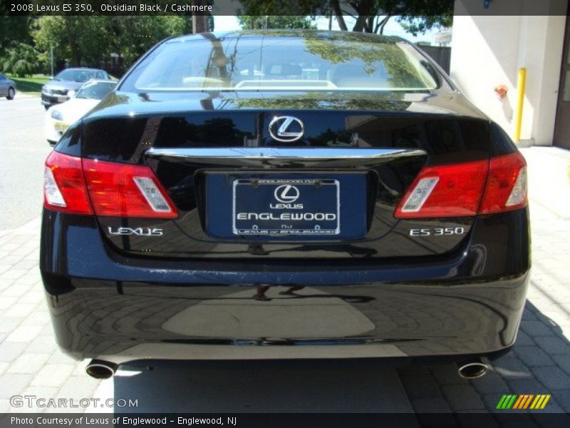 Obsidian Black / Cashmere 2008 Lexus ES 350