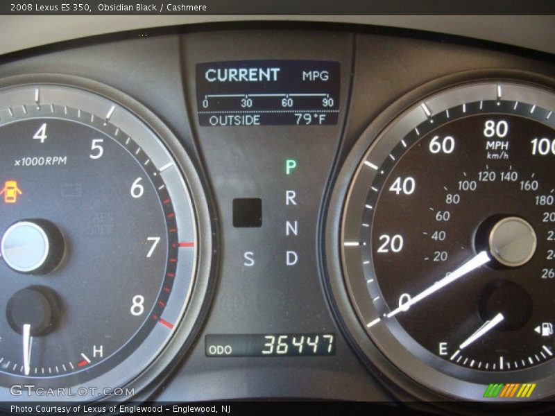 Obsidian Black / Cashmere 2008 Lexus ES 350