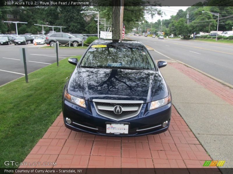 Royal Blue Pearl / Parchment 2007 Acura TL 3.2