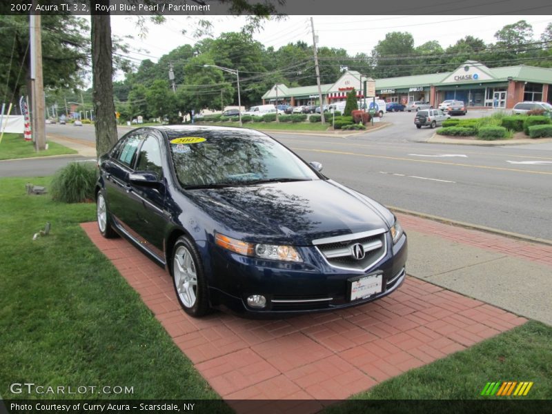 Royal Blue Pearl / Parchment 2007 Acura TL 3.2