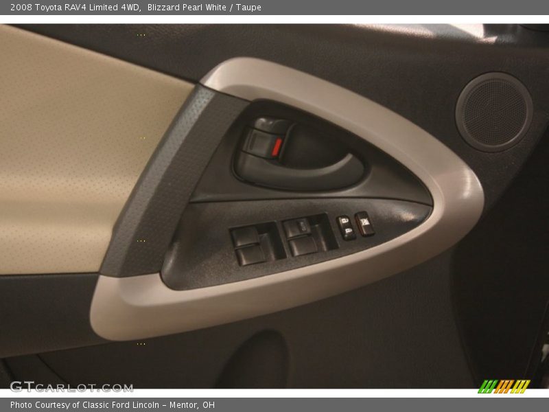 Blizzard Pearl White / Taupe 2008 Toyota RAV4 Limited 4WD