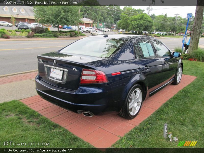 Royal Blue Pearl / Parchment 2007 Acura TL 3.2