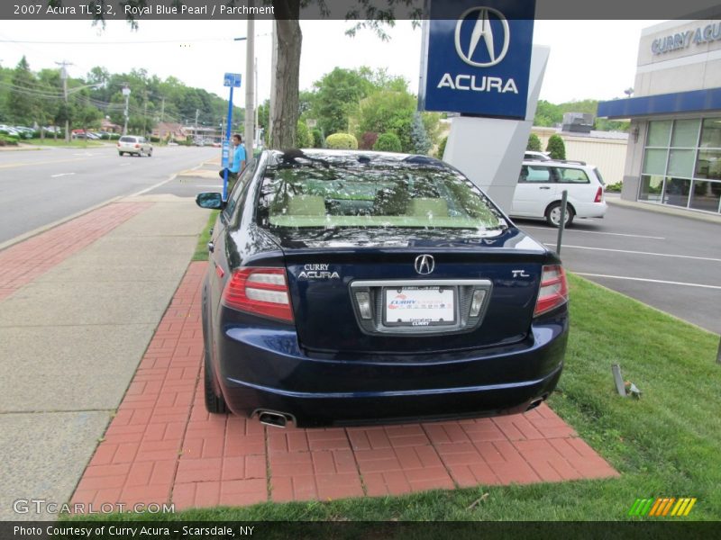 Royal Blue Pearl / Parchment 2007 Acura TL 3.2