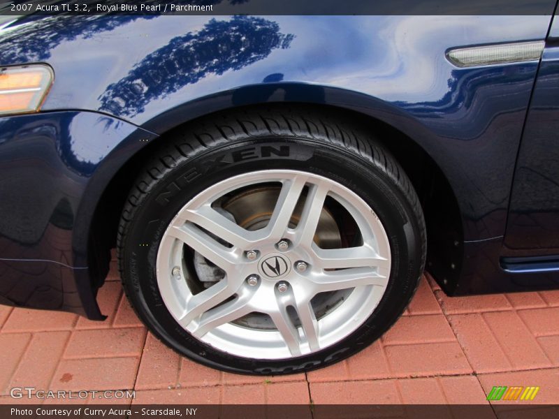 Royal Blue Pearl / Parchment 2007 Acura TL 3.2