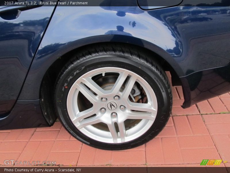 Royal Blue Pearl / Parchment 2007 Acura TL 3.2