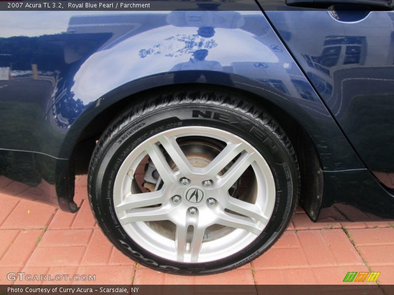 Royal Blue Pearl / Parchment 2007 Acura TL 3.2