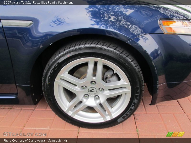 Royal Blue Pearl / Parchment 2007 Acura TL 3.2