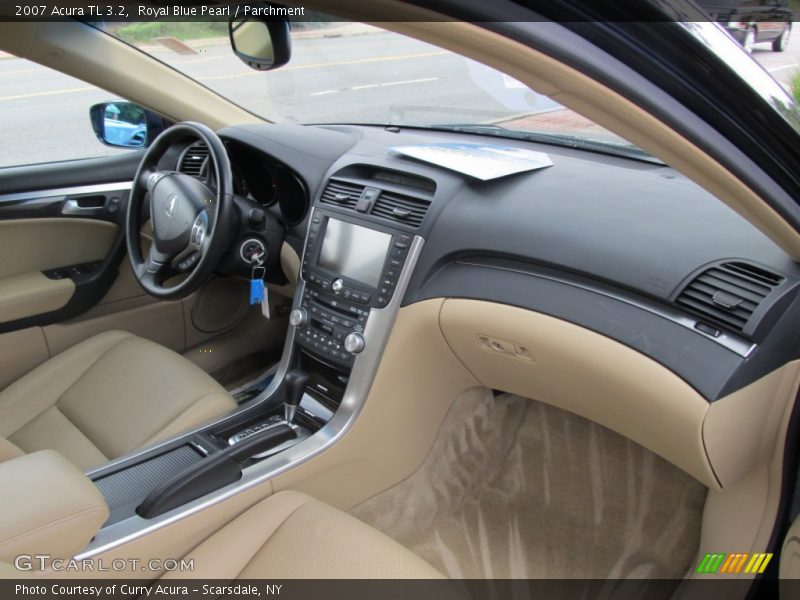 Royal Blue Pearl / Parchment 2007 Acura TL 3.2