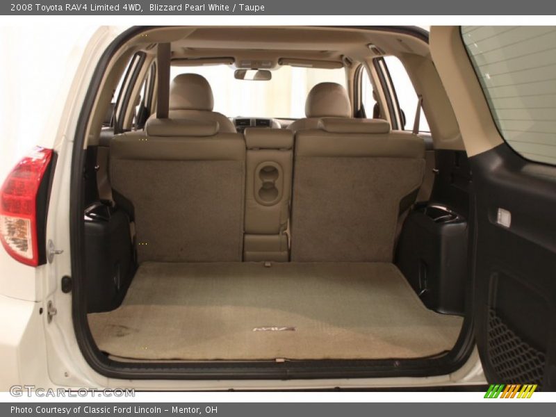 Blizzard Pearl White / Taupe 2008 Toyota RAV4 Limited 4WD