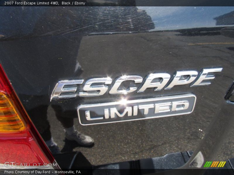 Black / Ebony 2007 Ford Escape Limited 4WD