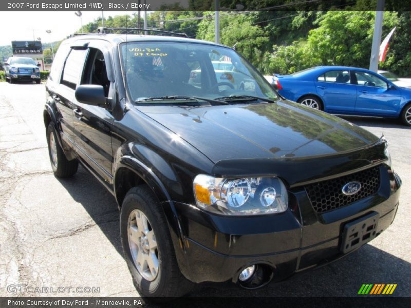 Black / Ebony 2007 Ford Escape Limited 4WD