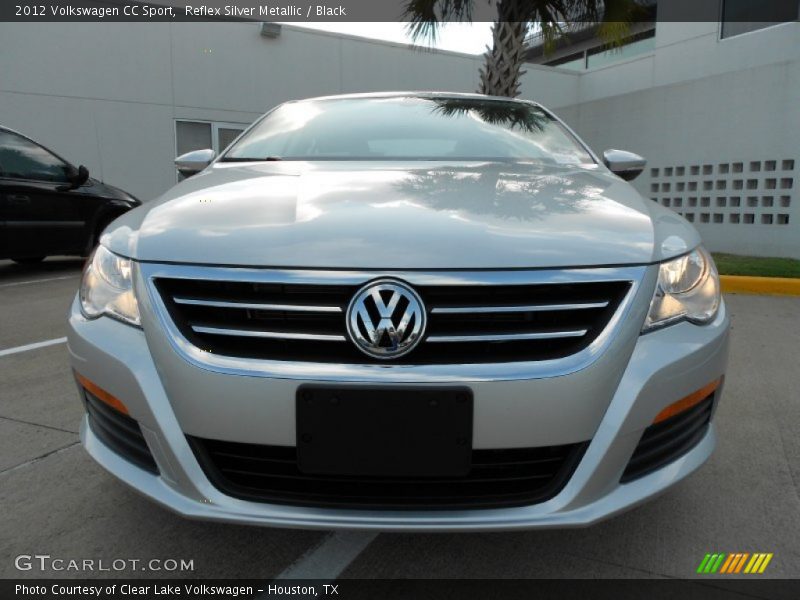 Reflex Silver Metallic / Black 2012 Volkswagen CC Sport