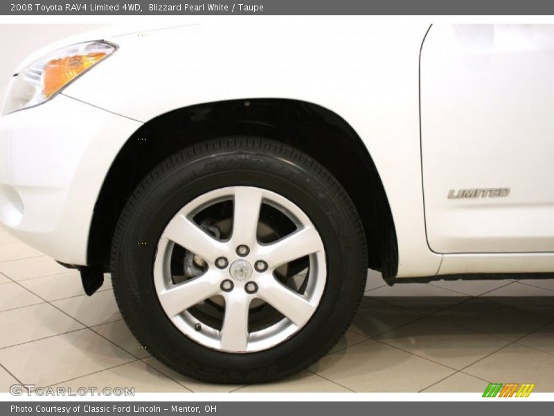 Blizzard Pearl White / Taupe 2008 Toyota RAV4 Limited 4WD