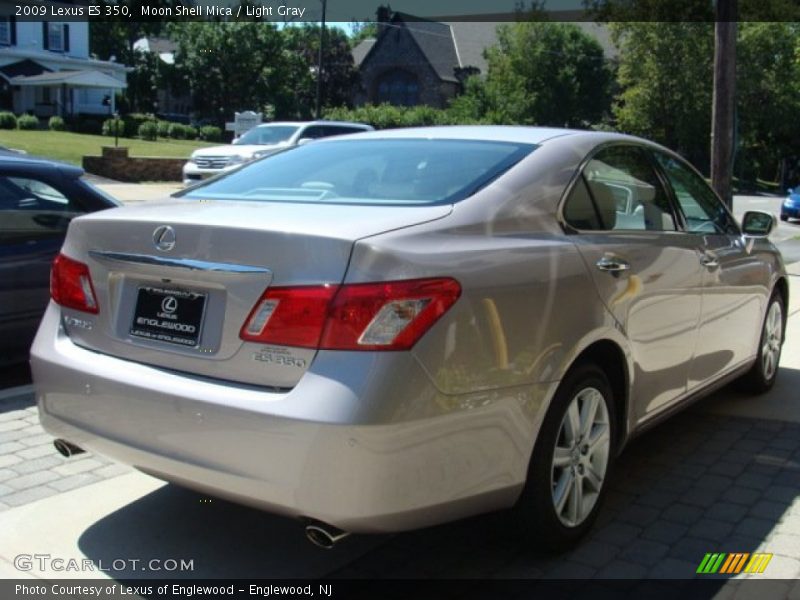 Moon Shell Mica / Light Gray 2009 Lexus ES 350