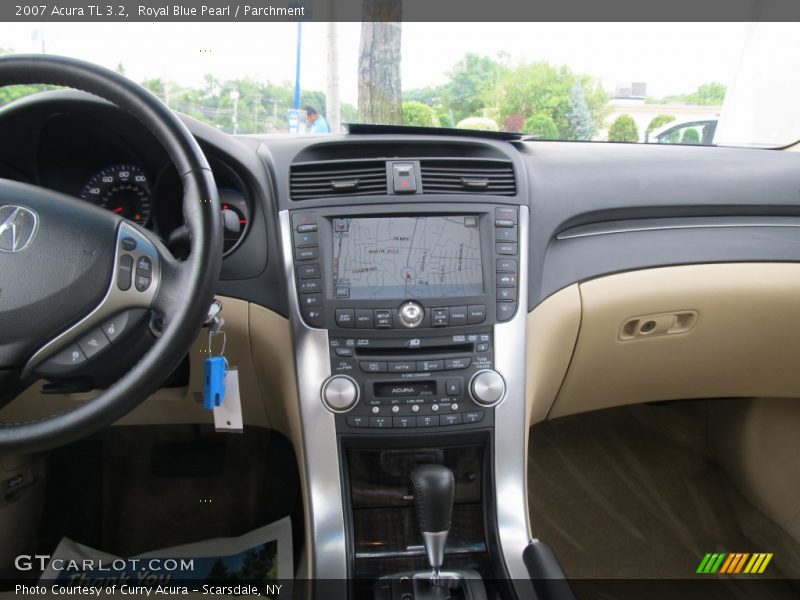 Royal Blue Pearl / Parchment 2007 Acura TL 3.2