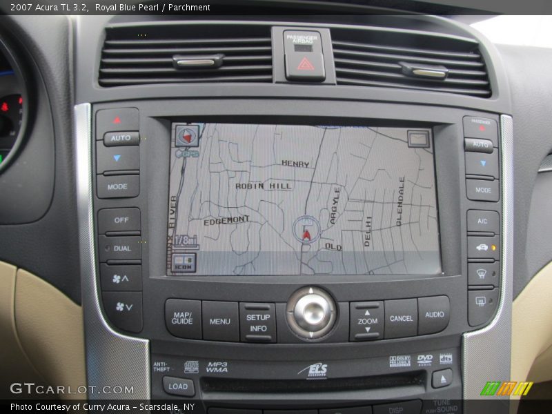 Royal Blue Pearl / Parchment 2007 Acura TL 3.2