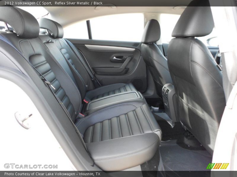 Reflex Silver Metallic / Black 2012 Volkswagen CC Sport