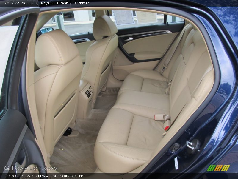 Royal Blue Pearl / Parchment 2007 Acura TL 3.2