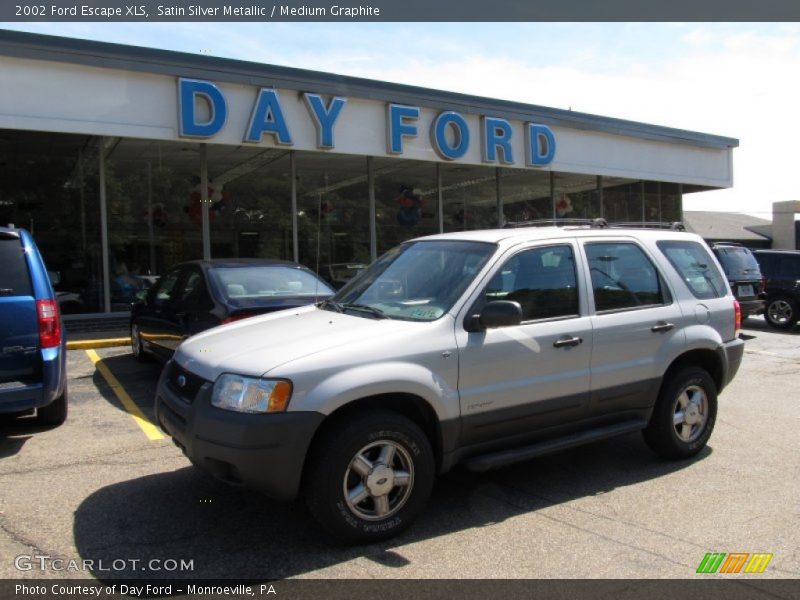 Satin Silver Metallic / Medium Graphite 2002 Ford Escape XLS