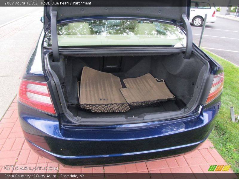 Royal Blue Pearl / Parchment 2007 Acura TL 3.2